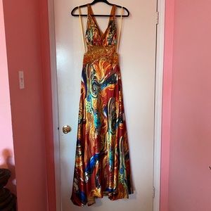 Vibrant Colorful Formal Dress